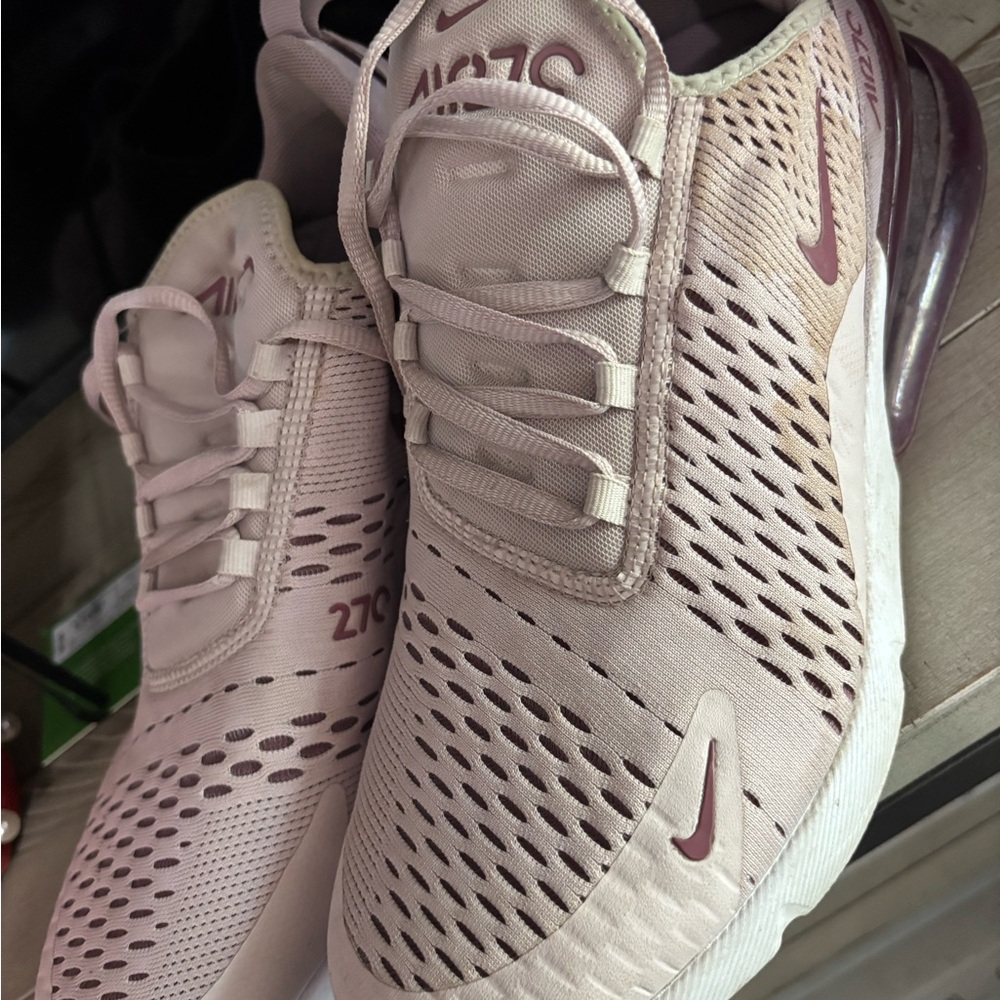 Nike Pink Air Max Sneakers with Breathable Mesh